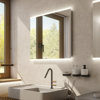 ZP12019 nástěnné zrcadlo LED podsvícené 90x70