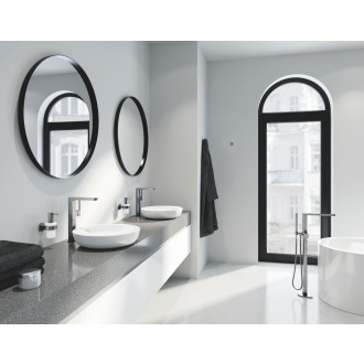 Umyvadlová vysoká baterie Grohe Plus bez výpusti kartáčovaný Hard Graphite 32618AL3