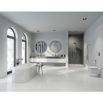 Vanová baterie Grohe Plus bez podomítkového tělesa kartáčovaný Hard Graphite 23846AL3