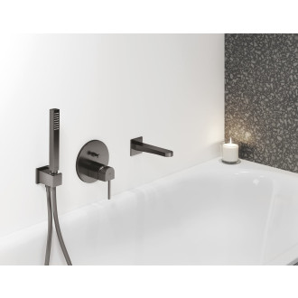 Vanová baterie Grohe Plus bez podomítkového tělesa kartáčovaný Hard Graphite 24060AL3