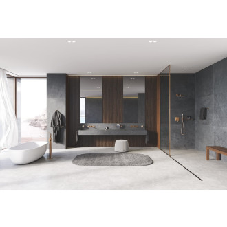 Hlavová sprcha Grohe Rainshower SmartActive Cube na stěnu včetně sprchového ramena kartáčovaný Warm Sunset 26479DL0