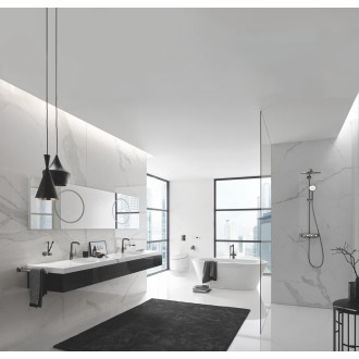 Sprchový systém Grohe Euphoria SmartControl na stěnu s termostatickou baterií Hard Graphite 26507A00