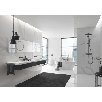 Sprchový systém Grohe Euphoria SmartControl na stěnu s termostatickou baterií kartáčovaný Hard Graphite 26507AL0