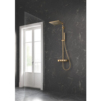 Sprchový systém Grohe Euphoria SmartControl na stěnu s termostatickou baterií kartáčovaný Cool Sunrise 26508GN0