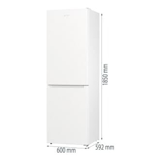 Volně stojící kombinovaná chladnička Gorenje bílá RK6192EW4