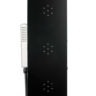HM panel černý matt, trysky, vodopád ALUSHOWERC