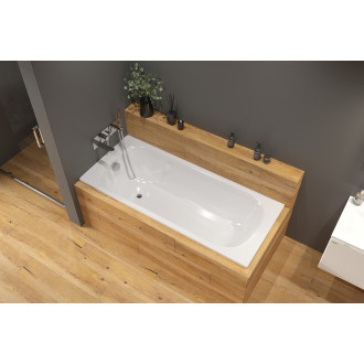 Obdélníková vana SAT 150x70 cm smaltovaná ocel levá i pravá SATVIVI150