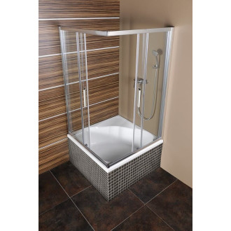 Polysan CARMEN čtvercová sprchová zástěna 900x900x1650mm, čiré sklo MD5116