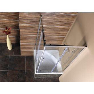 Polysan CARMEN čtvercová sprchová zástěna 900x900x1650mm, čiré sklo MD5116