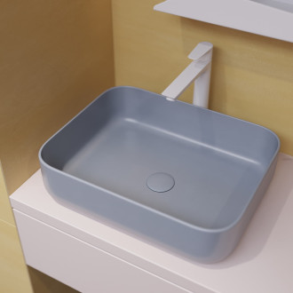 Vysoká umyvadlová baterie Hansgrohe Talis E s výpustí matná bílá 71716700