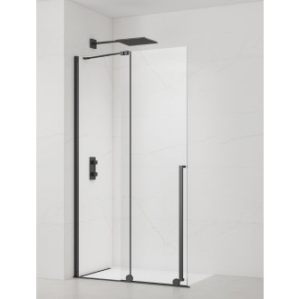 Walk-in XM 1375x2000, black SATBWIXM140C