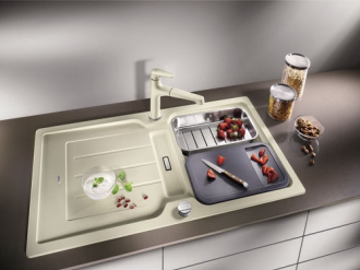 Blanco CLASSIC Neo 5 S InFino Silgranit muškát obous.prov. s exc. krájecí deska