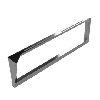 BEMETA Konzole umyvadlová s držákem ručníku 490 mm, nerez lesk, 50 kg, pravá 201541061