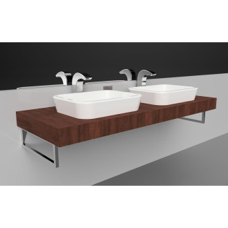 BEMETA Konzole umyvadlová s držákem ručníku 490 mm, nerez lesk, 50 kg, pravá 201541061