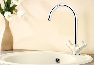 Blanco AMONA silgranit-look, aluminium/chrom