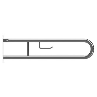 BEMETA HELP: Sklopný úchyt ve tvaru U s držákem na TP 813 mm, nerez 301102281