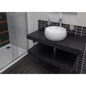 Dolce deska pod um. 120X50x8cm Black DO12050BL