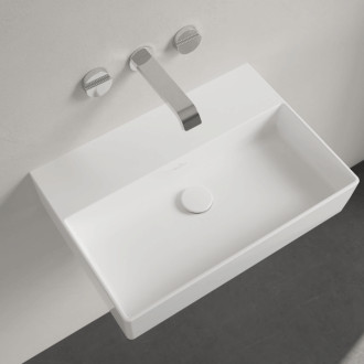 Umyvadlo Villeroy & Boch Memento 2.0 60x42 cm bez přepadu alpská bílá 4A226301