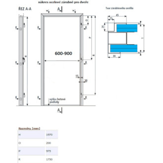 Interiérové dveře Naturel Ibiza pravé 70 cm bílé IBIZACPLB70P