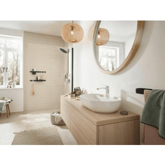 Držák ručníků Hansgrohe WallStoris matná černá 27926670
