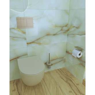 Držák toaletního papíru Hansgrohe AddStoris kartáčovaný bronz 41772140