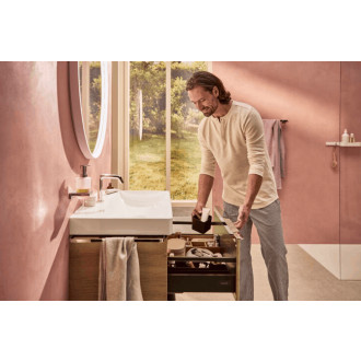 Dávkovač mýdla Hansgrohe AddStoris s držákem chrom 41745000