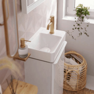 Dávkovač mýdla Hansgrohe AddStoris s držákem kartáčovaný bronz 41745140