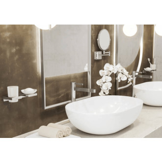 Mýdlenka Hansgrohe AddStoris s držákem chrom 41746000