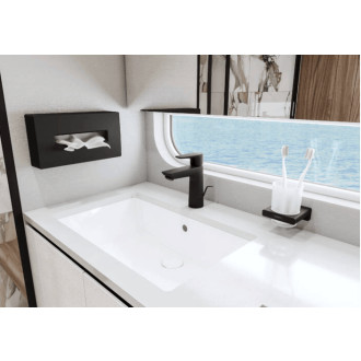 Zásobník na hygienické sáčky Hansgrohe AddStoris matná černá 41774670