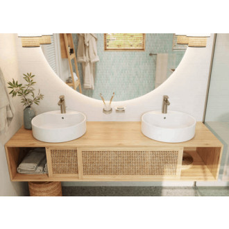 Držák ručníků Hansgrohe AddStoris kartáčovaný bronz 41747140