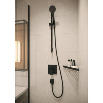 Rohová polička Hansgrohe AddStoris matná černá 41741670