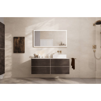 Držák ručníků Hansgrohe AddStoris kartáčovaný bronz 41770140