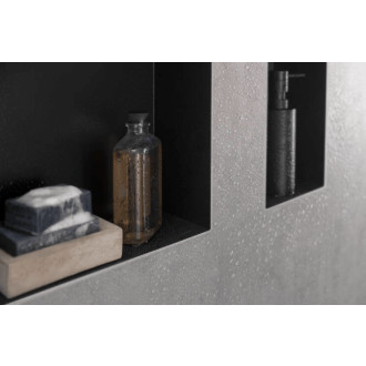 Polička Hansgrohe XtraStoris Minimalistic bez orámování matná černá 56070670