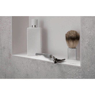 Polička Hansgrohe XtraStoris Minimalistic bez orámování matná bílá 56073700