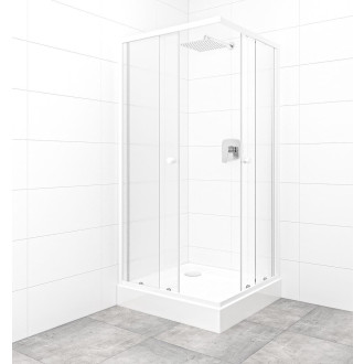 Set sprchového koutu a vaničky, čtverec 90x90 cm Multi Basic SIKOBKMUQ90CH0