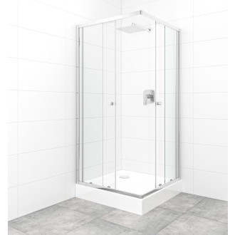 Set sprchového koutu a vaničky, čtverec 90x90 cm Multi Basic SIKOBKMUQ90CRT