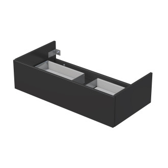 Koupelnová skříňka pod umyvadlo na desku Naturel Ratio 100x29,6x50 cm antracit lesk ND1001Z26PU.A0076