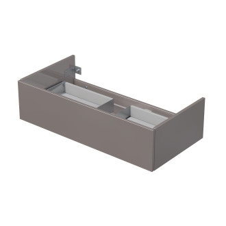 Koupelnová skříňka pod umyvadlo na desku Naturel Ratio 100x29,6x50 cm basalto lesk ND1001Z26PU.A2496