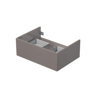 Koupelnová skříňka pod umyvadlo na desku Naturel Ratio 70x29,6x50 cm basalto lesk ND701Z26PU.A2496