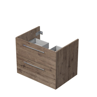 Koupelnová skříňka pod umyvadlo na desku Naturel Ratio 70x59,6x50 cm dub Wellington ND702Z56.D370