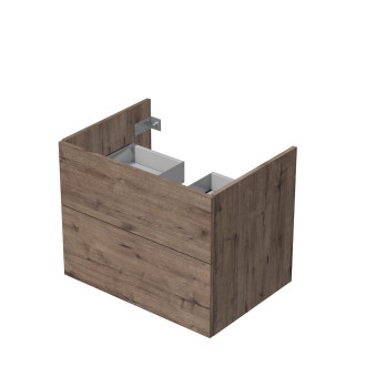 Koupelnová skříňka pod umyvadlo na desku Naturel Ratio 70x59,6x50 cm dub Wellington ND702Z56PU.D370
