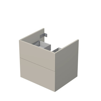Koupelnová skříňka pod umyvadlo na desku Naturel Ratio 60x59,6x50 cm kašmír mat ND602Z56PU.A3746