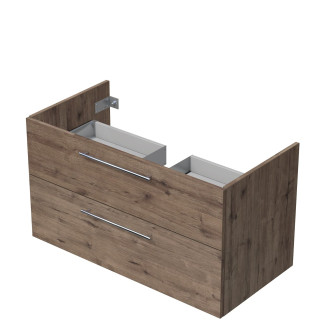 Koupelnová skříňka pod umyvadlo na desku Naturel Ratio 100x59,6x50 cm dub Wellington ND1002Z56.D370