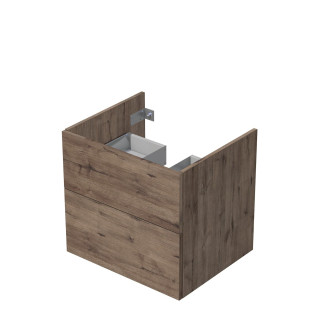 Koupelnová skříňka pod umyvadlo na desku Naturel Ratio 60x59,6x50 cm dub Wellington ND602Z56PU.D370