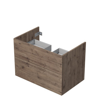 Koupelnová skříňka pod umyvadlo na desku Naturel Ratio 80x59,6x50 cm dub Wellington ND802Z56PU.D370