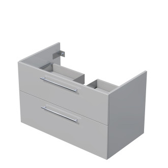 Koupelnová skříňka pod umyvadlo na desku Naturel Ratio 90x59,6x50 cm šedá lesk ND902Z56.A2736