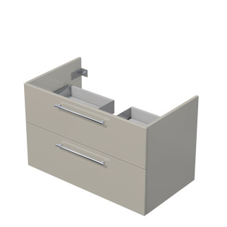 Koupelnová skříňka pod umyvadlo na desku Naturel Ratio 90x59,6x50 cm kašmír lesk ND902Z56.A3026