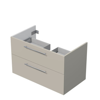 Koupelnová skříňka pod umyvadlo na desku Naturel Ratio 90x59,6x50 cm kašmír mat ND902Z56.A3746