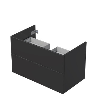 Koupelnová skříňka pod umyvadlo na desku Naturel Ratio 90x59,6x50 cm antracit lesk ND902Z56PU.A0076