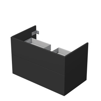 Koupelnová skříňka pod umyvadlo na desku Naturel Ratio 90x59,6x50 cm antracit mat ND902Z56PU.A3396